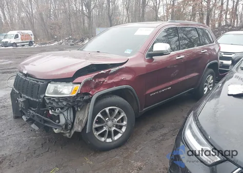 2016 Jeep Grand Cherokee Limited z USA, uszkodzony, nr VIN 1C4RJFBGXGC335017